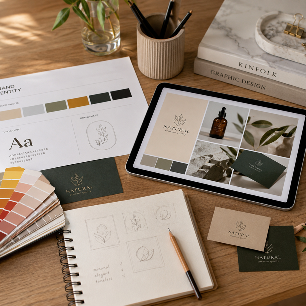 Brand visual design example